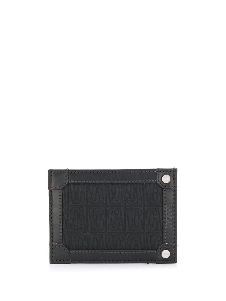 Versus Logo Patch Wallet - Black