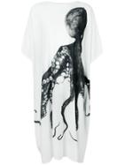 Barbara Bologna Octopus Print T-shirt Dress - White