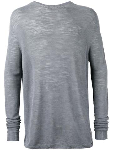 Onebyme Seamless Jumper, Men's, Size: 5, Grey, Linen/flax/viscose
