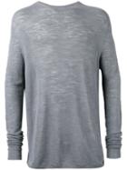 Onebyme Seamless Jumper, Men's, Size: 5, Grey, Linen/flax/viscose
