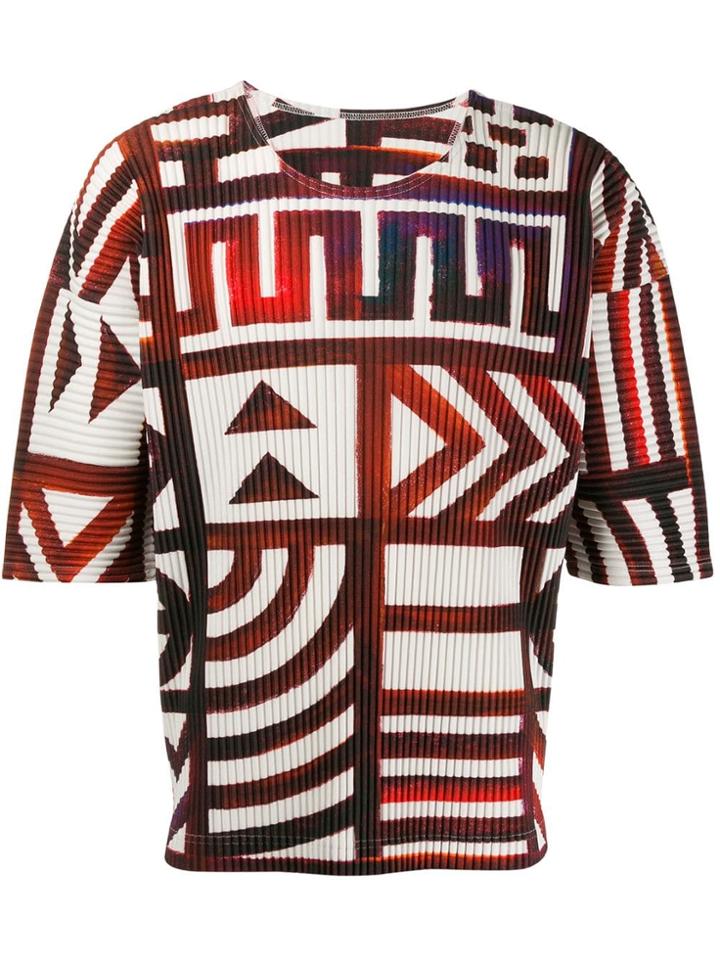Homme Plissé Issey Miyake Pleated T-shirt - White