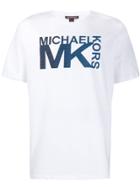 Michael Kors Logo Print Crew Neck T-shirt - White
