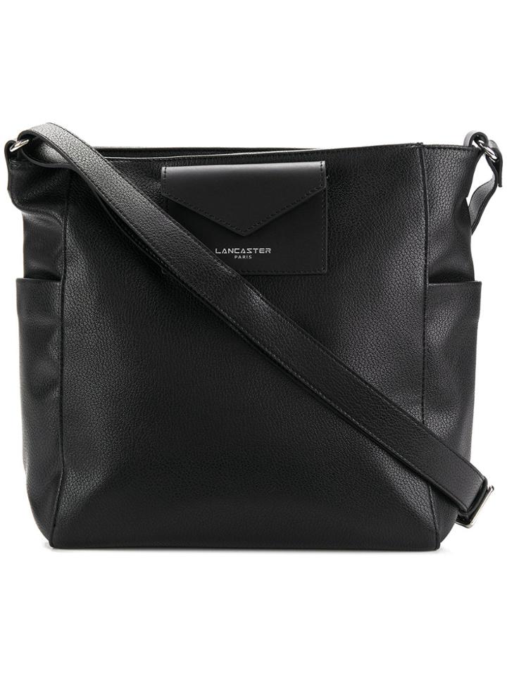 Lancaster Lateral Pocket Shoulder Bag - Black