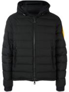 Moncler X Off-white Oversized Logo Padded Jacket, Men's, Size: 7, Black, Feather Down/polyamide