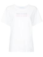 Walk Of Shame Shadow Print T-shirt - White