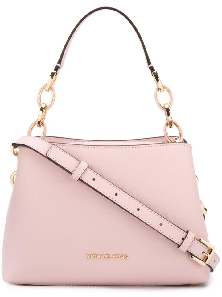Michael Michael Kors Small 'portia' Tote, Women's, Pink/purple, Leather