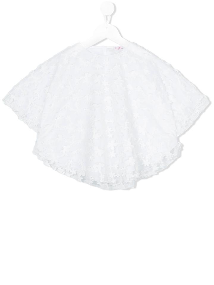 Il Gufo - Floral Blouse - Kids - Cotton/polyamide/polyester - 5 Yrs, White
