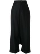 Junya Watanabe Comme Des Garçons Drop Crotch Tailored Trousers - Black