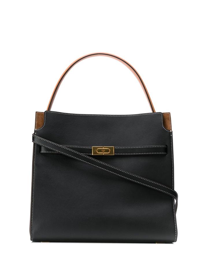 Tory Burch Lee Radziwill Double Tote - Black