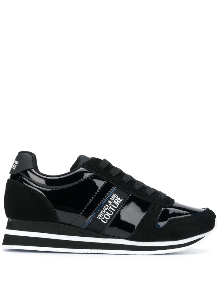 Versace Jeans Couture Logo Trainers - Black