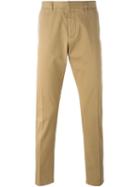 Ami Alexandre Mattiussi Chino Trousers, Men's, Size: 30, Brown, Cotton