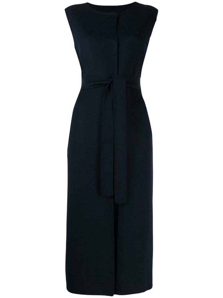's Max Mara Sleeveless Robe Coat - Blue