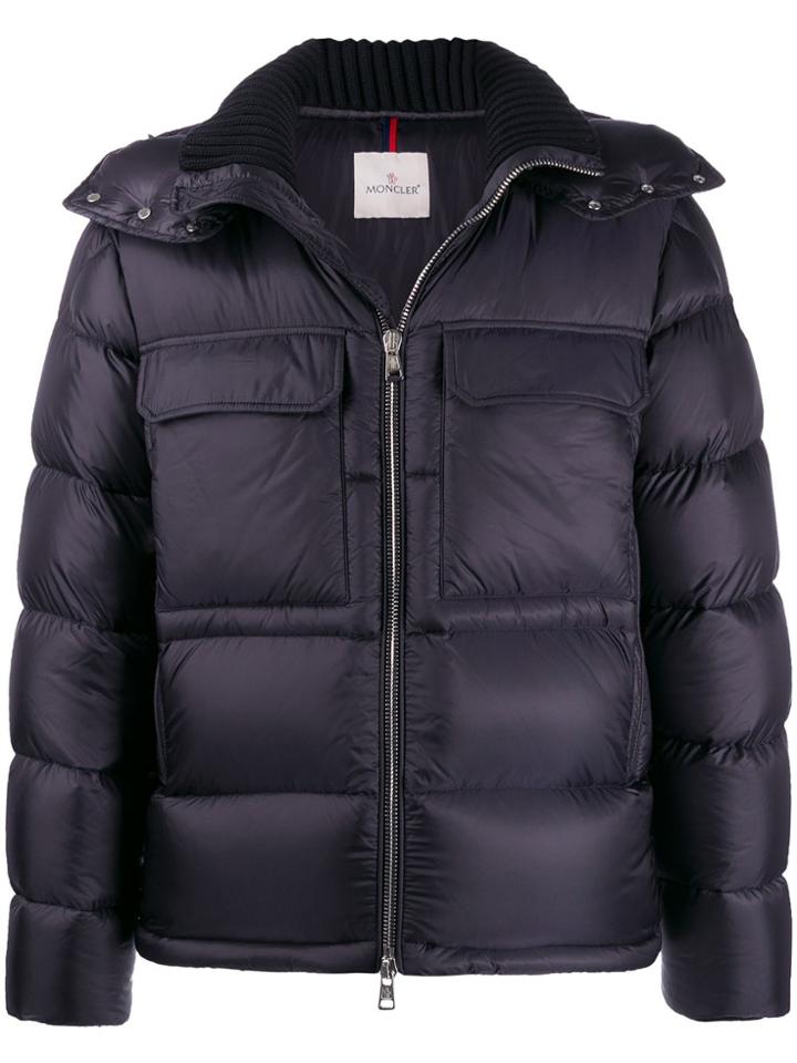 Moncler Rouve Zip-up Hooded Jacket - Blue