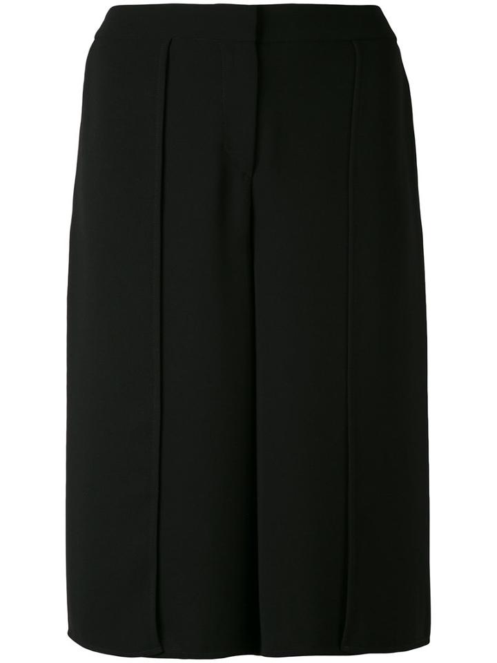 Gareth Pugh - Long Tailored Shorts - Women - Polyester - 38, Black, Polyester