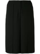 Gareth Pugh - Long Tailored Shorts - Women - Polyester - 38, Black, Polyester