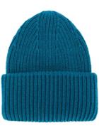 Roberto Collina Ribbed Knit Cap - Blue