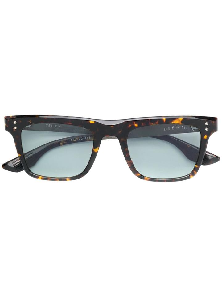 Dita Eyewear Square Frame Sunglasses - Brown