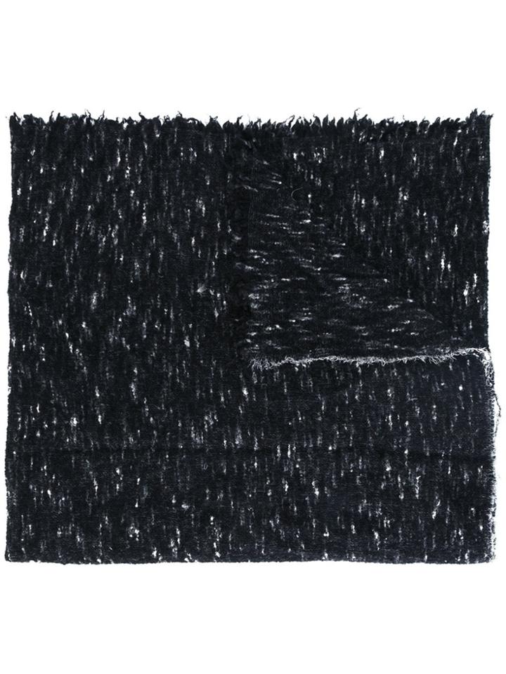 Faliero Sarti Frayed Scarf - Black