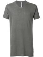 Label Under Construction Arched Long T-shirt - Grey
