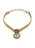 Gucci Lion Head Choker - Gold