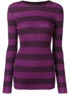 Erika Cavallini Lorena Lux Sweater - Pink & Purple