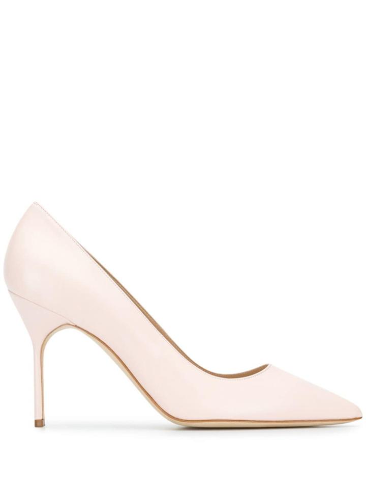 Manolo Blahnik Pointed Toe Pumps - Pink