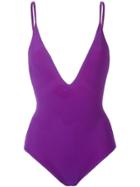 Gloria Coelho Mesh Swimsuit - Purple