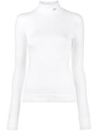 Calvin Klein 205w39nyc Slim Fit Long Sleeve Top - White