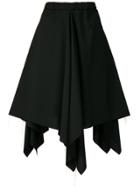 Moohong Asymmetric Skirt - Black