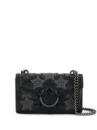 Pinko Studded Star Crossbody Bag - Black