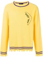 Riccardo Comi Frayed Hem Sweater - Yellow