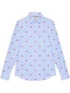 Gucci Panthers Fil Coupé Shirt - Blue