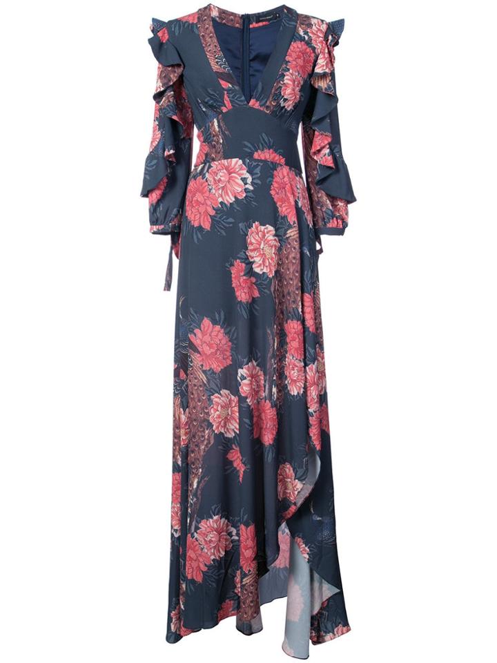 Patbo Ruffle Trim Floral Maxi Dress - Unavailable