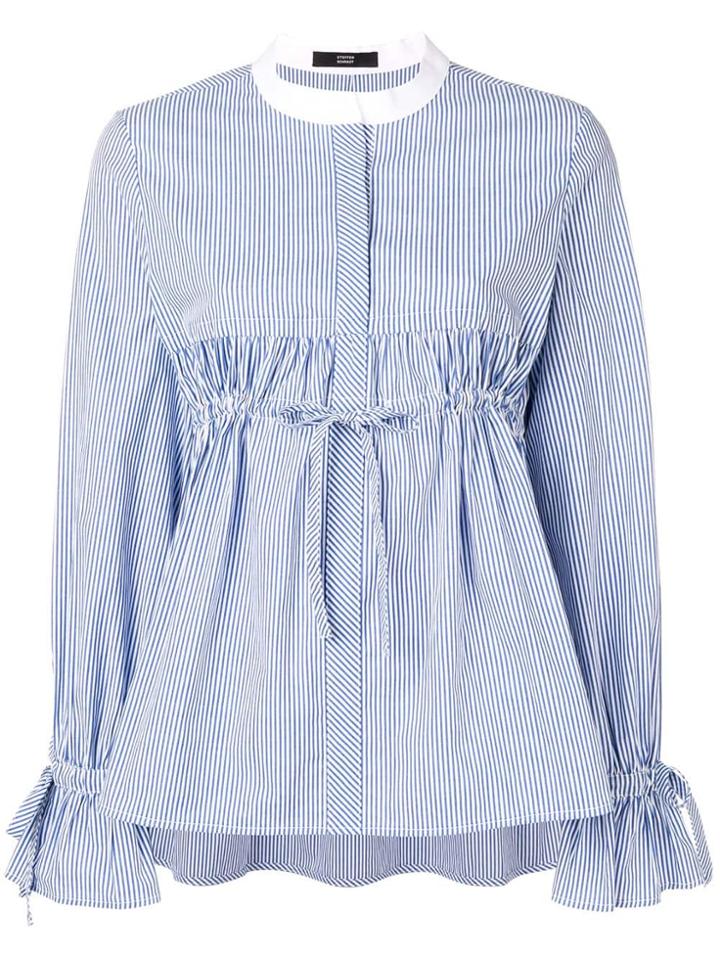 Steffen Schraut Pinstripe Blouse - Blue