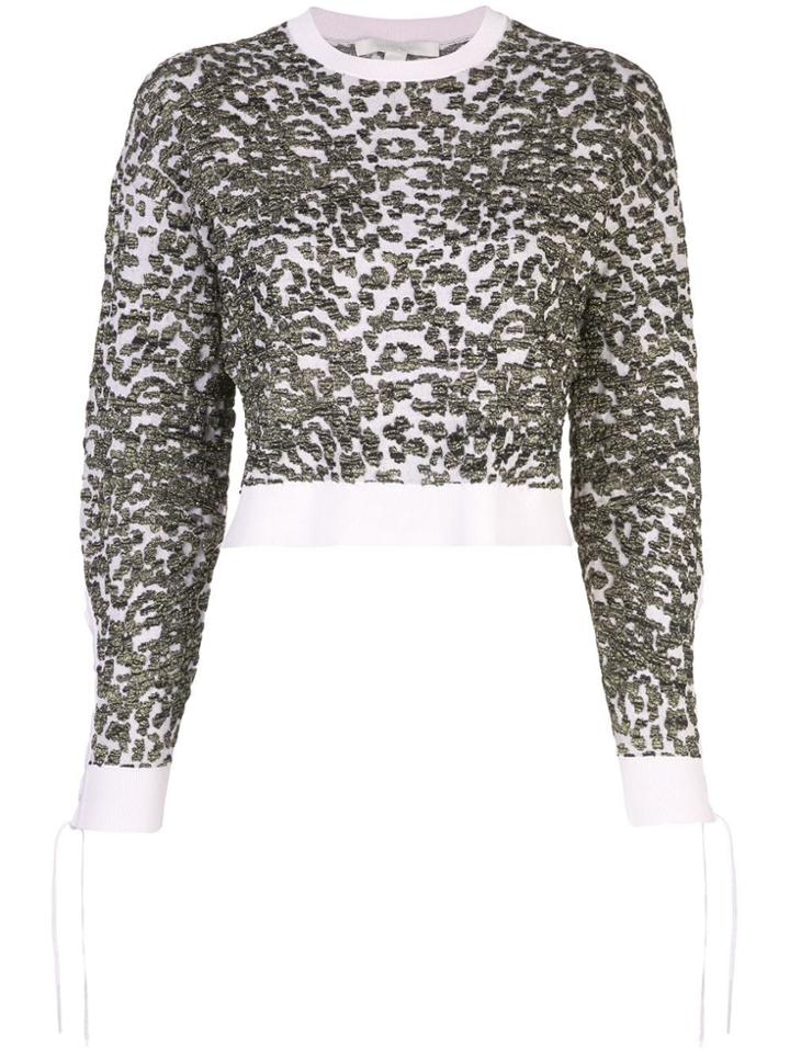 Jonathan Simkhai Leopard Pattern Sweater - Purple