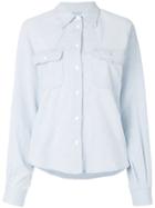 Mm6 Maison Margiela Balloon Sleeve Denim Shirt - Blue