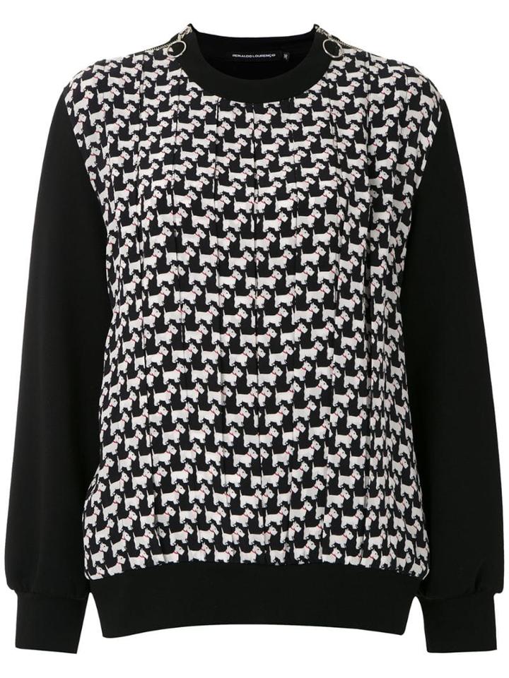 Reinaldo Lourenço Printed Sweatshirt - Black