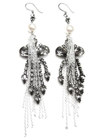 Tom Binns Chandelier Chain Earrings