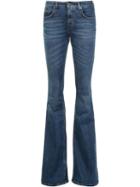 Victoria Victoria Beckham Flared Jeans, Women's, Size: 25, Blue, Cotton/spandex/elastane