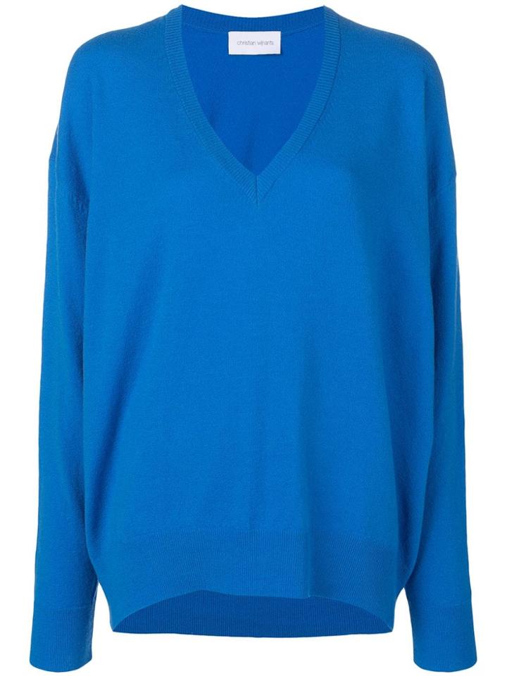Christian Wijnants Kili Knitted Jumper - Blue