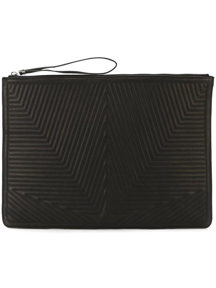Golden Goose Deluxe Brand Oversized Stitched Star Clutch, Women's, Black