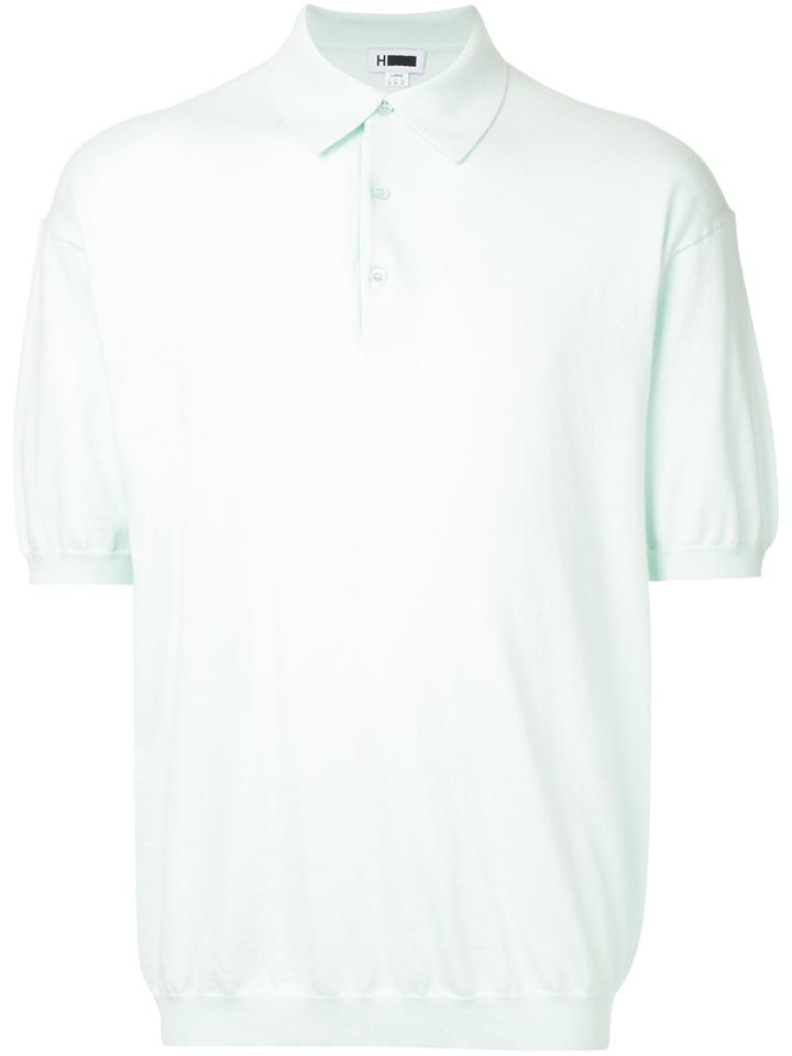 H Beauty & Youth Knitted Polo Shirt - Green