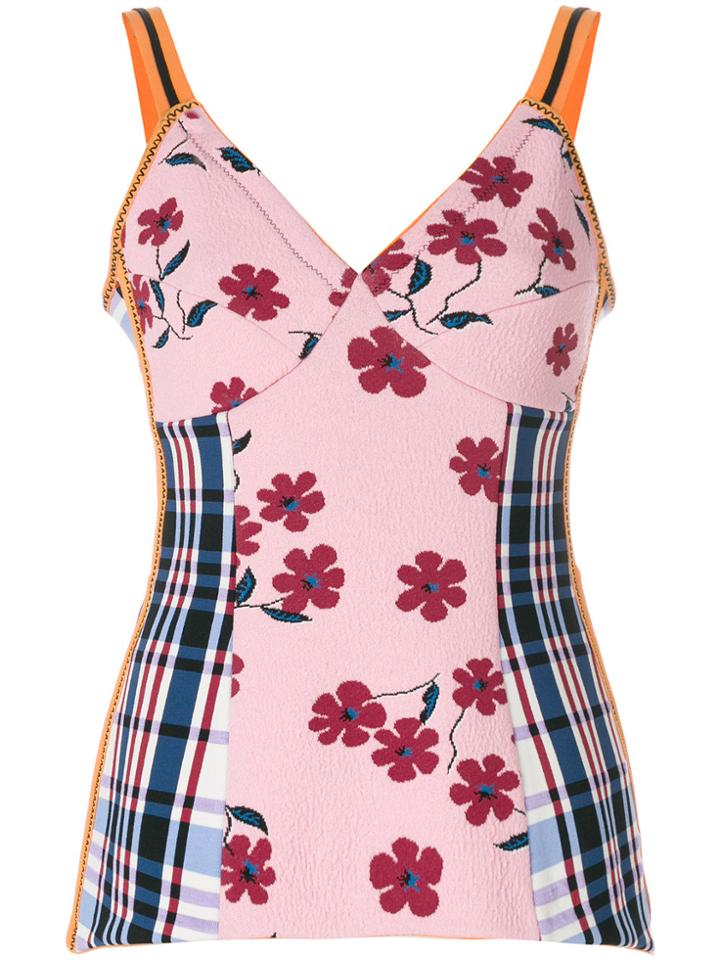 Marni Mixed Floral Print Vest - Multicolour