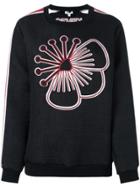 Kenzo Embroidered Flower Sweatshirt - Black