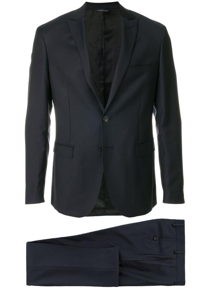 Claudio Tonello Stitch Detailed Two-piece Suit - Blue