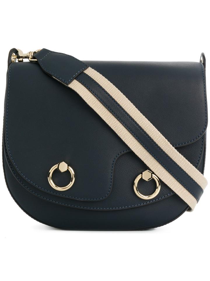 Tila March Stripe Strap Linda Besace Bag - Blue