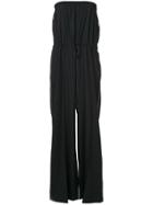 Goen.j Strapless Lace Trimmed Jumpsuit - Blue