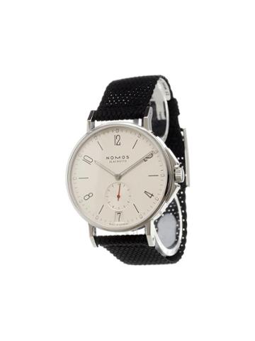 Nomos 'ahoi Date' Analog Watch, Adult Unisex, Stainless Steel