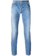 Dondup Slim Fit Jeans, Men's, Size: 35, Blue, Cotton/polyester/polyester