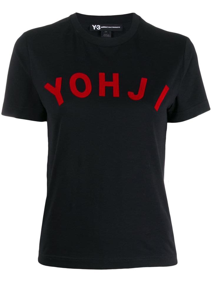 Y-3 Printed Logo T-shirt - Black